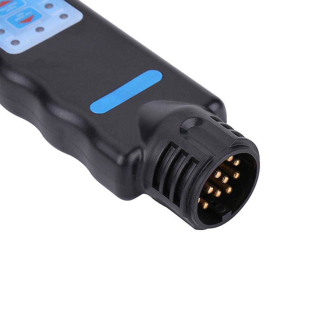 12v 13 Pin Led Light Wiring Cable Circuit Plug Socket Tester For Vehicle Trailer Towbar Towing