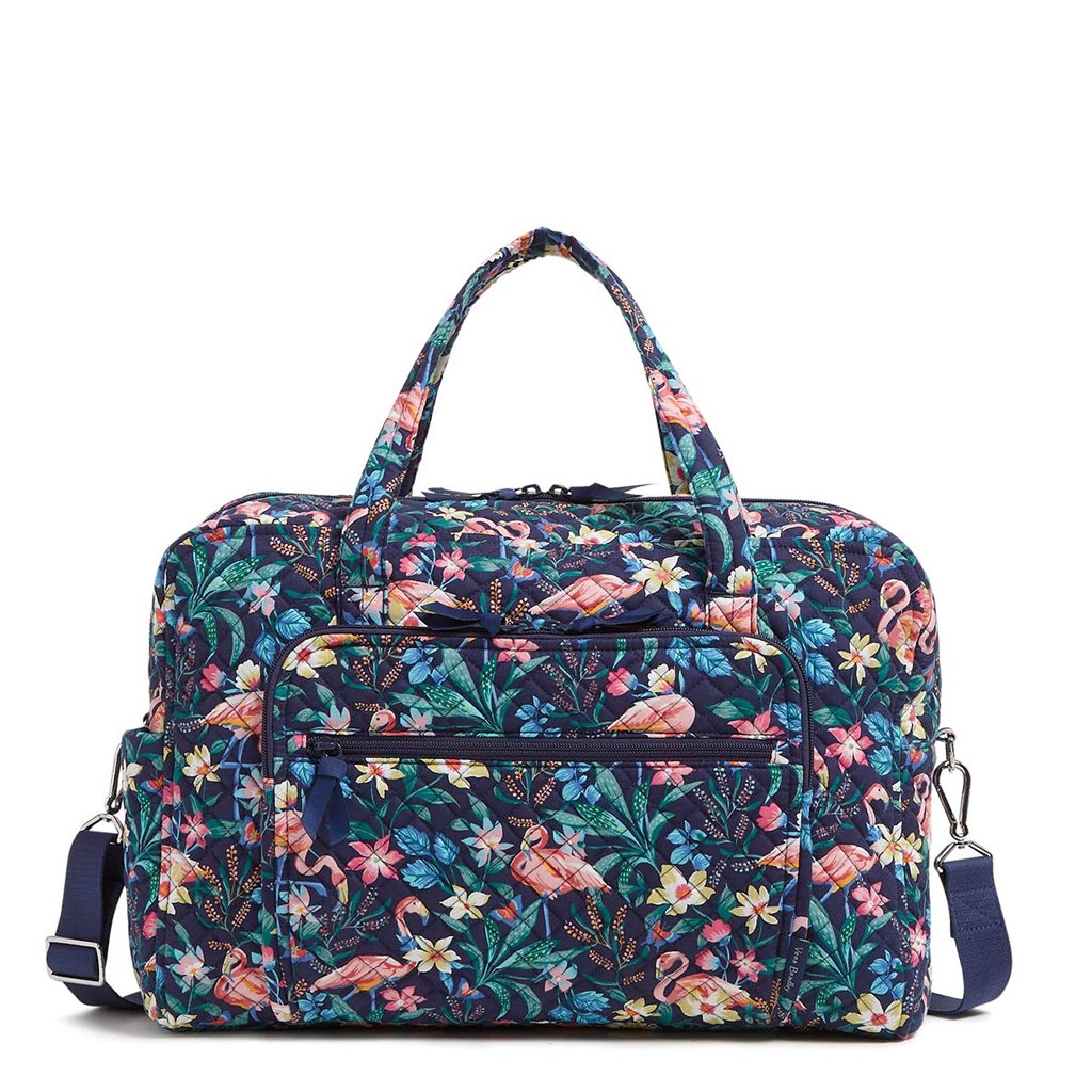 Vera Bradley  Weekender Travel Bag in Flamingo Garden