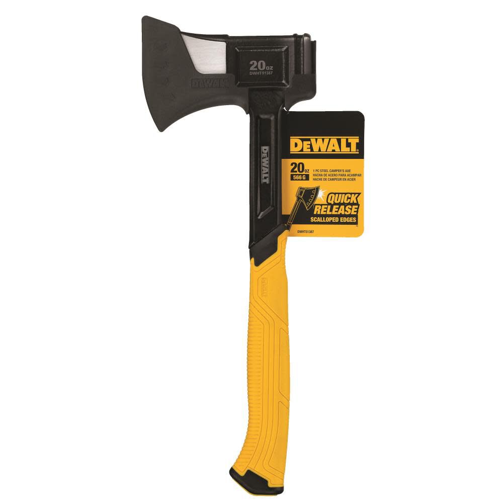 DEWALT 20 oz. 1pc. Steel Camper's Axe DWHT51387 from DEWALT