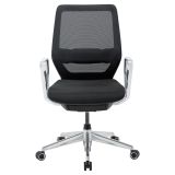 WorkPro Sentrix Ergonomic Mesh/Mesh Mid-Back Manager Chair， Fixed Arms， Black， BIFMA Certified