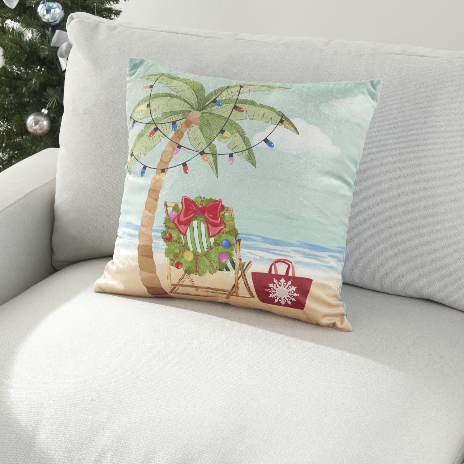 Mina Victory Light Up Beach Throw Pillow