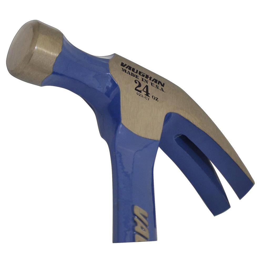 Vaughan 24 oz. Solid Carbon Steel Nail Hammer with 14 in. Handle R24