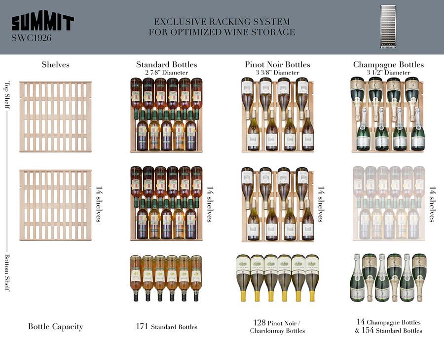 Summit SWC1926CSS 24 Inch Stainless Steel Wine Cooler