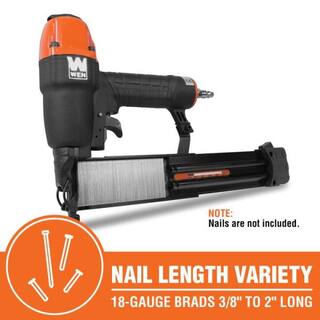 WEN 18-Gauge 38 in. to 2 in. Pneumatic Brad Nailer 61721