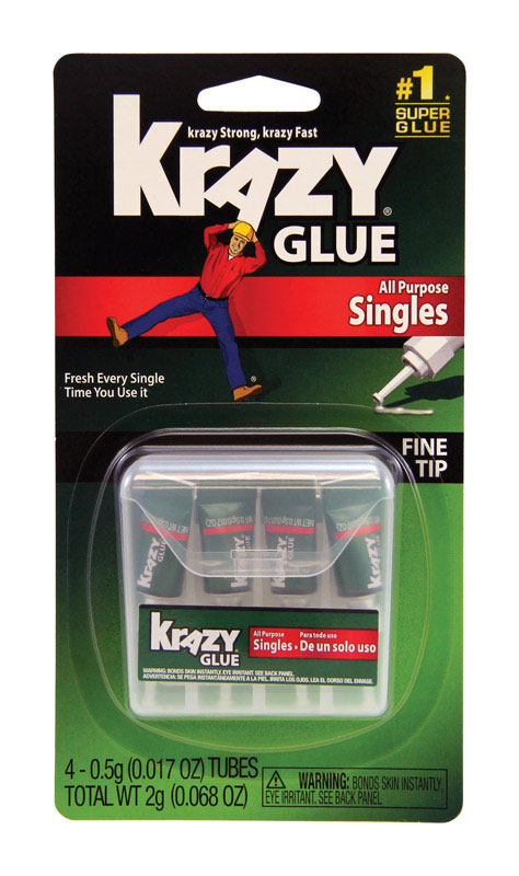 Krazy Glue Super Strength Polyvinyl acetate homopolymer All Purpose Adhesive 0.017 oz