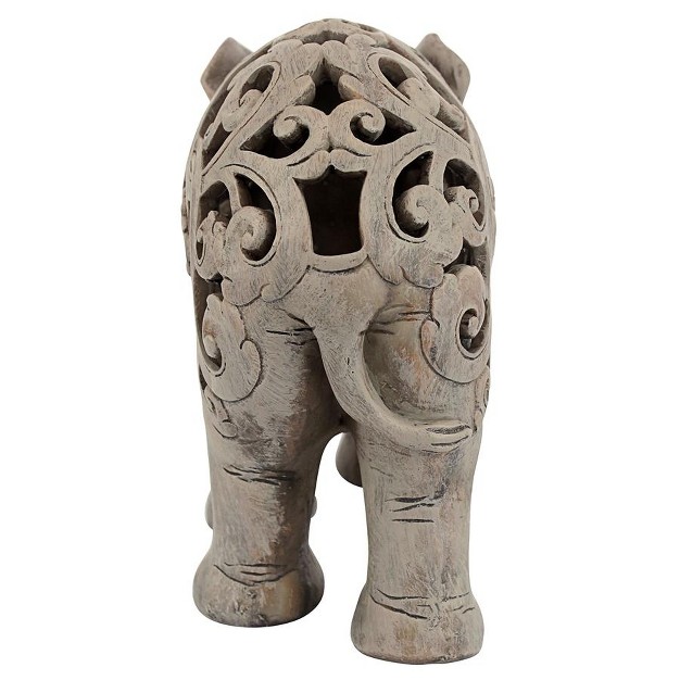 Design Toscano Anjan The Elephant Jali Sculpture