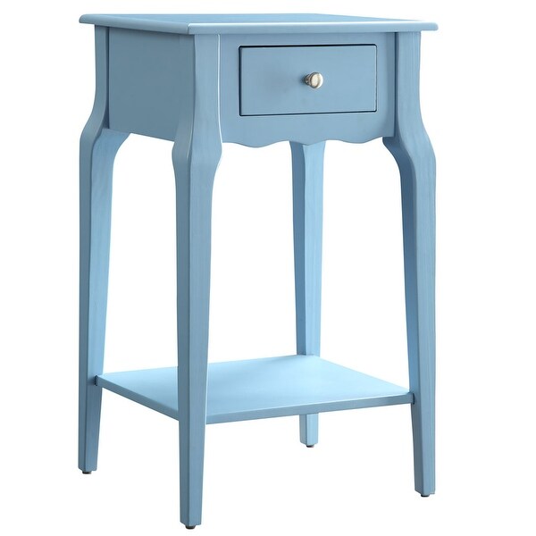 Daniella 1-Drawer Wood Storage Accent End Table by iNSPIRE Q Bold