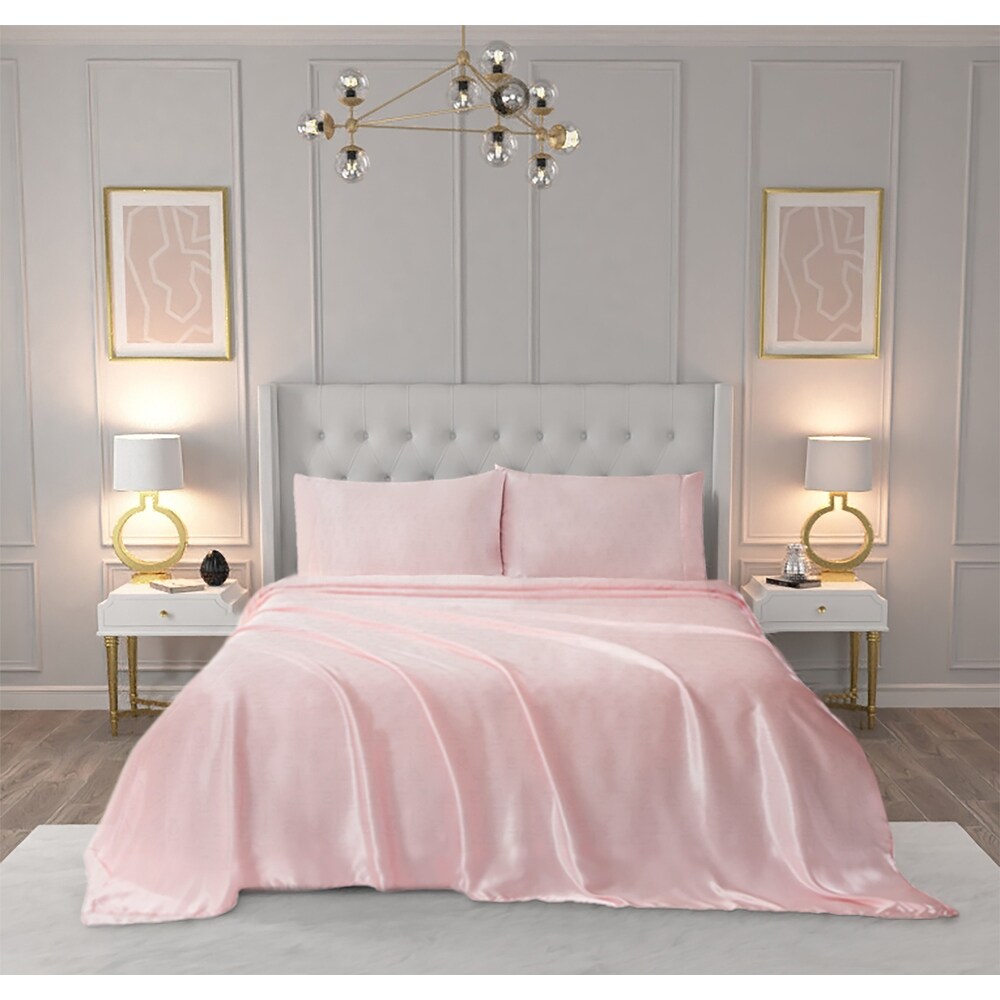 Juicy Couture Silky Satin Sheet Set