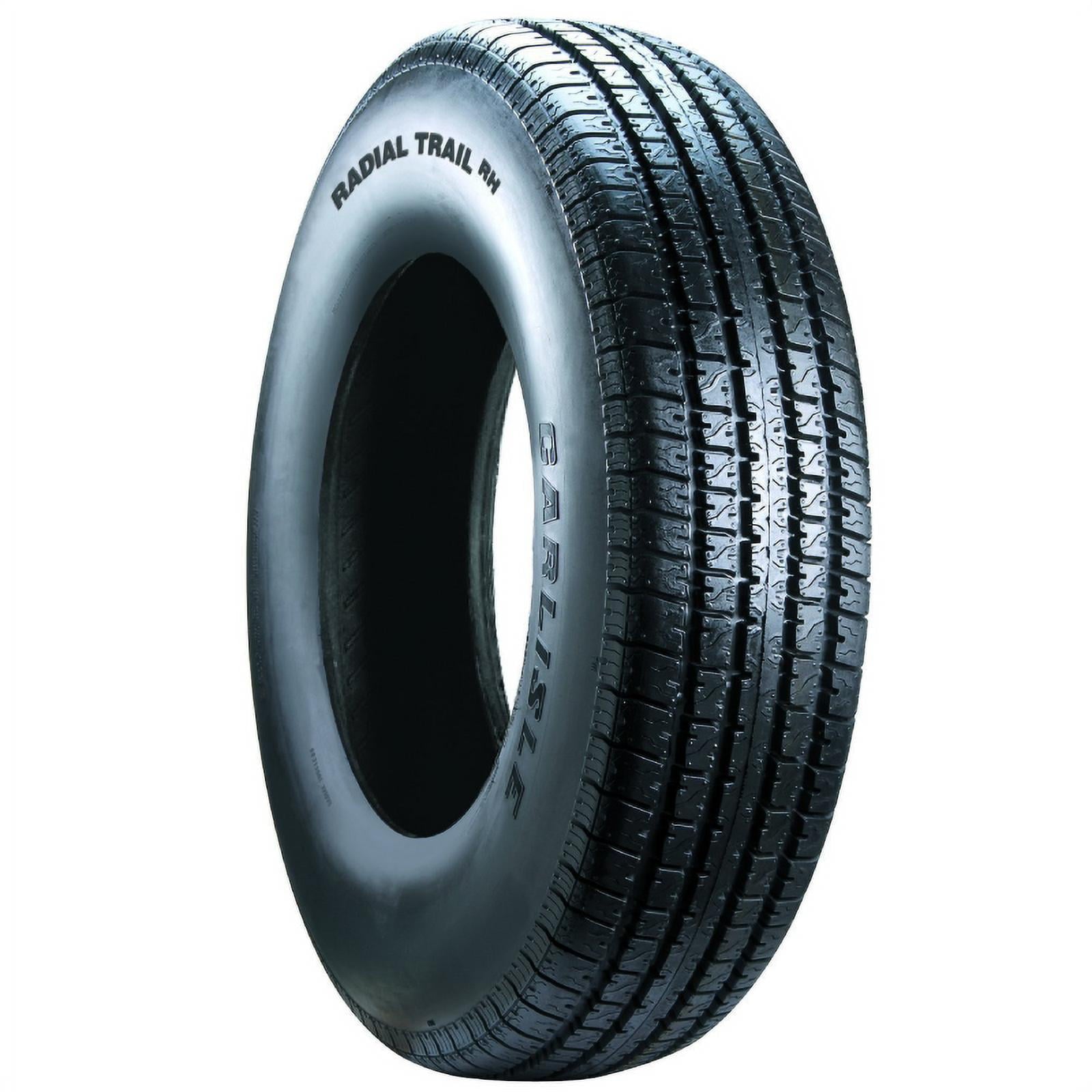 Carlisle Trail RH Trailer Tire - ST145R12 LRE 10PLY Rated