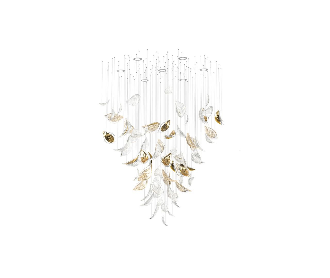 Floating Leaves Chandelier