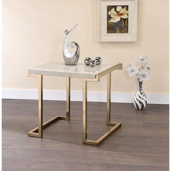 ACME Boice II Faux Marble Occasional Tables