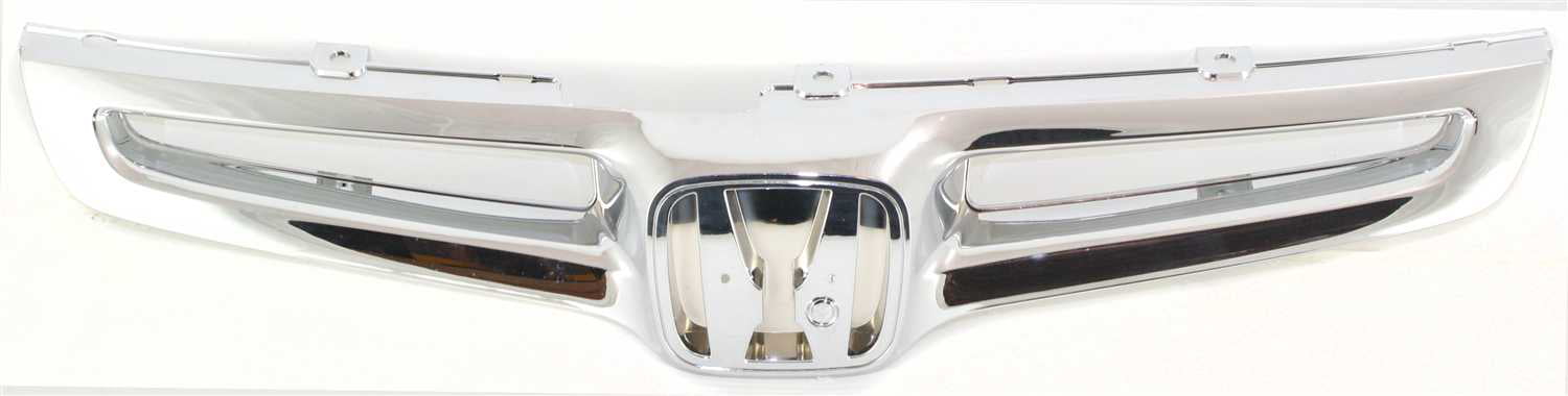 Grille Assembly Compatible With 2003-2005 Honda Accord Sedan Chrome Shell and Insert