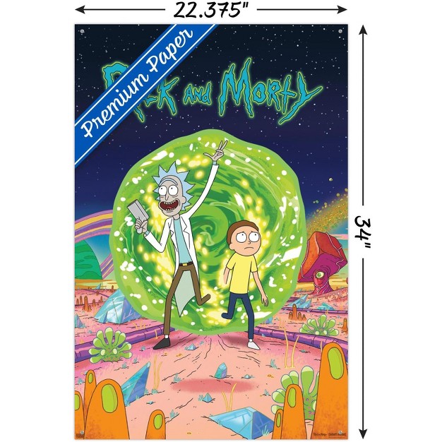 Trends International Rick And Morty Cover Unframed Wall Poster Prints