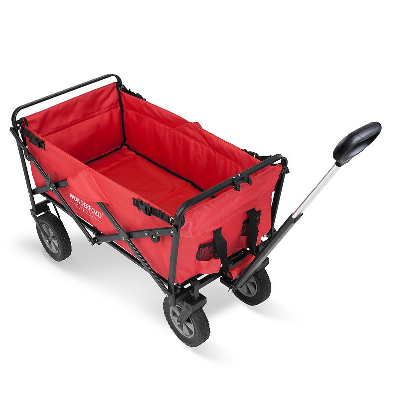 WonderFold S-Series Utility Folding Wagon with Self Stand