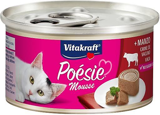 Vitakraft Poésie beef Mousse ams (Cats ， Cat Food ， Wet Food)