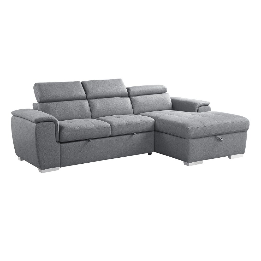 McCoy 2 Piece Sofa Chaise with Pull Out Bed