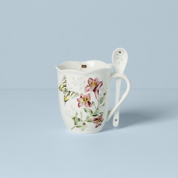 Lenox 890916 Butterfly Meadow Mug   Spoon