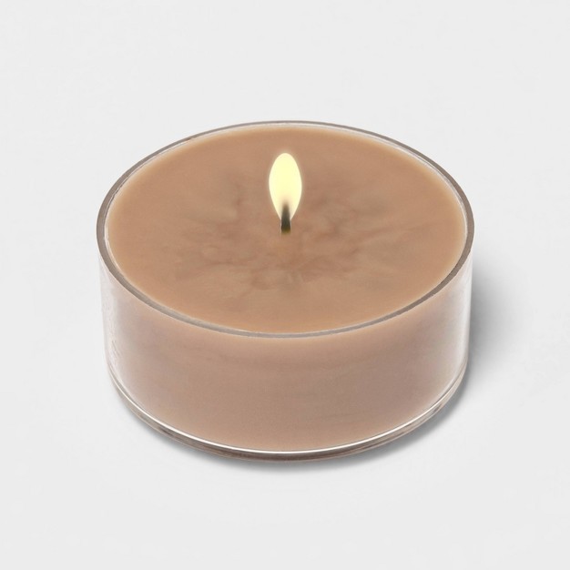 12pk Tealight Ashwood And Palo Santo Candle