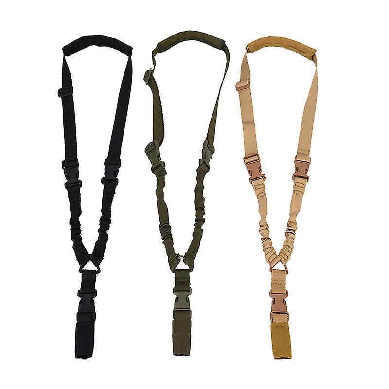 Shot Gun Belt Hunting Accessories Tactical Gear Tactical Single Point Gun Sling Shoulder Strap Rifle Rope Belt With Metal Buckle