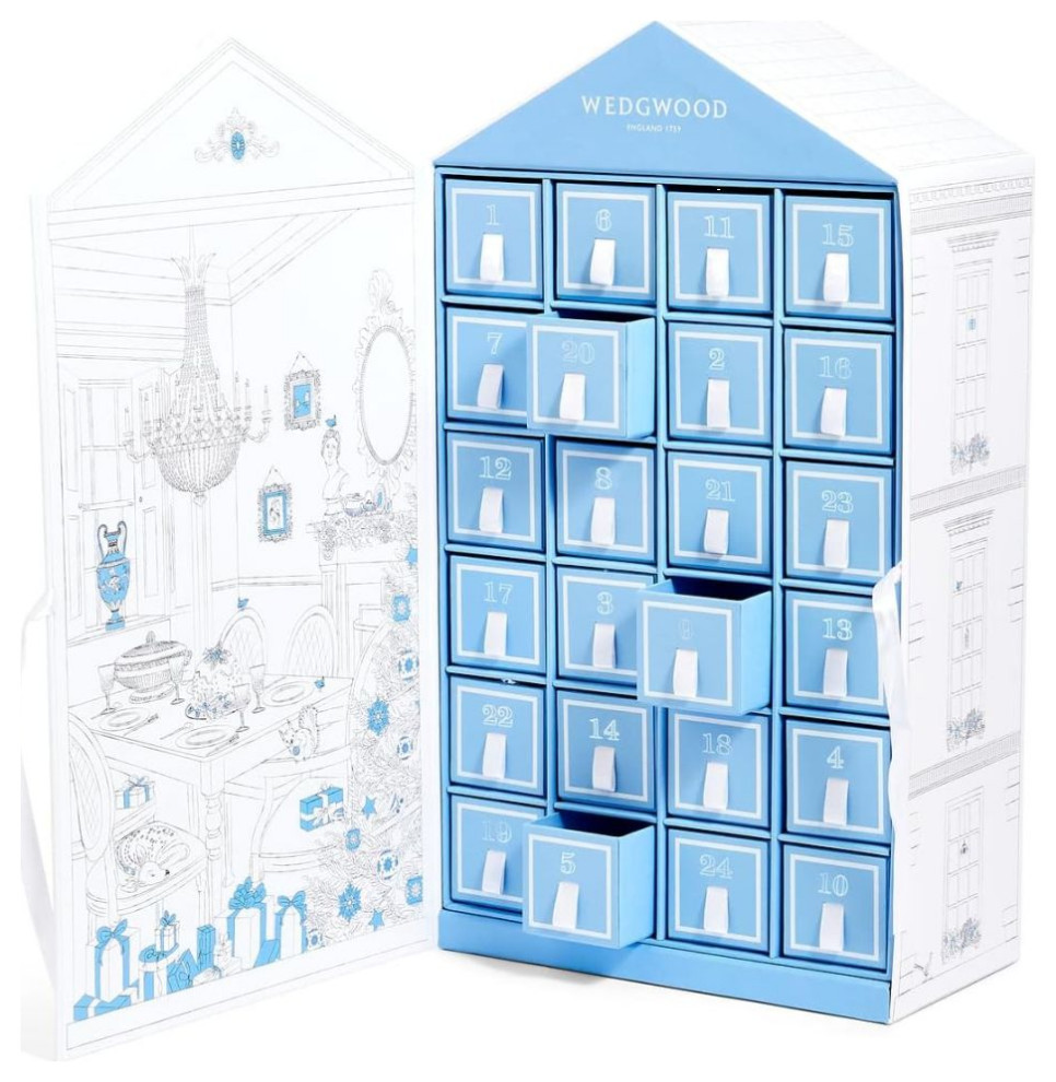 Wedgwood Christmas Advent Calendar 2023   Contemporary   Holiday Accents And Figurines   by Silver  ampCrystal Gallery  Houzz