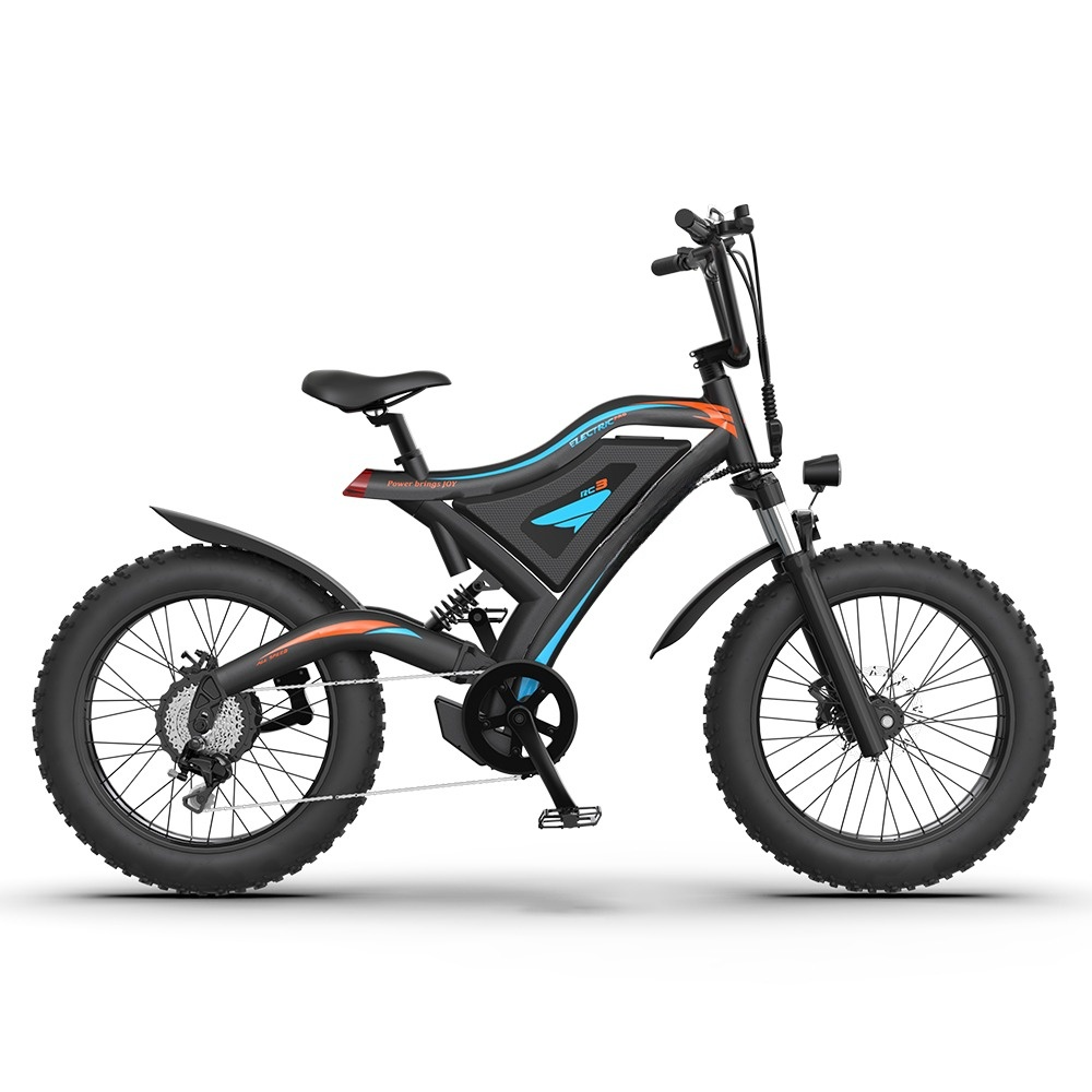 20 Inch Wheel Offroad Dual Suspension 500W Power Motor 48V Fat Tire E Cycle Ebike