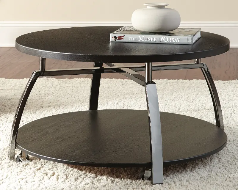 Coham Contemporary Black Coffee Table