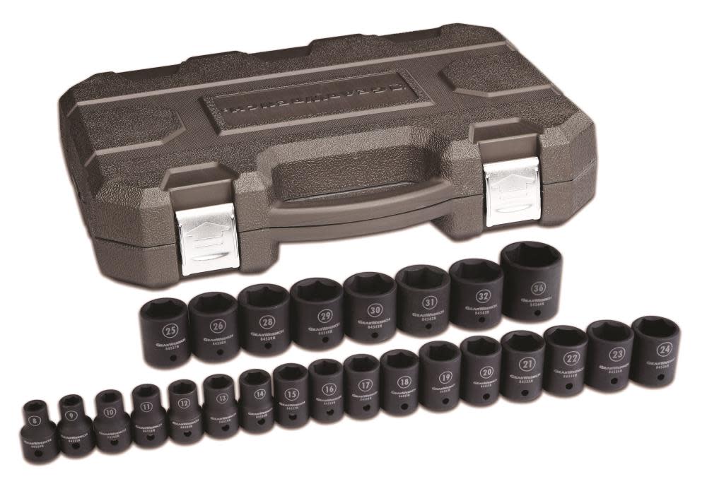 GEARWRENCH 25-PC 1/2 Dr Imp Socket Set MM 84933N from GEARWRENCH