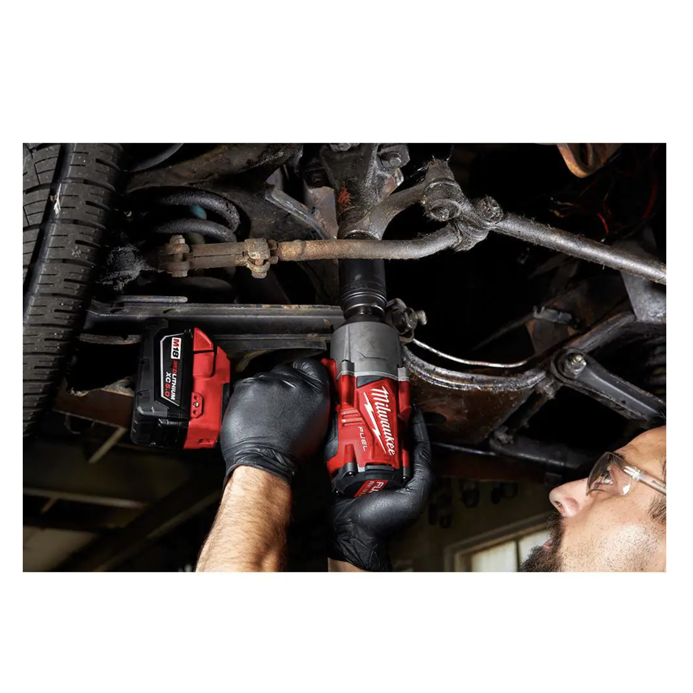 Milwaukee M18 Fuel 18V Lithium-Ion Brushless Cordless 1/2 In. Impact Wrench With Friction Ring (Tool-Only)