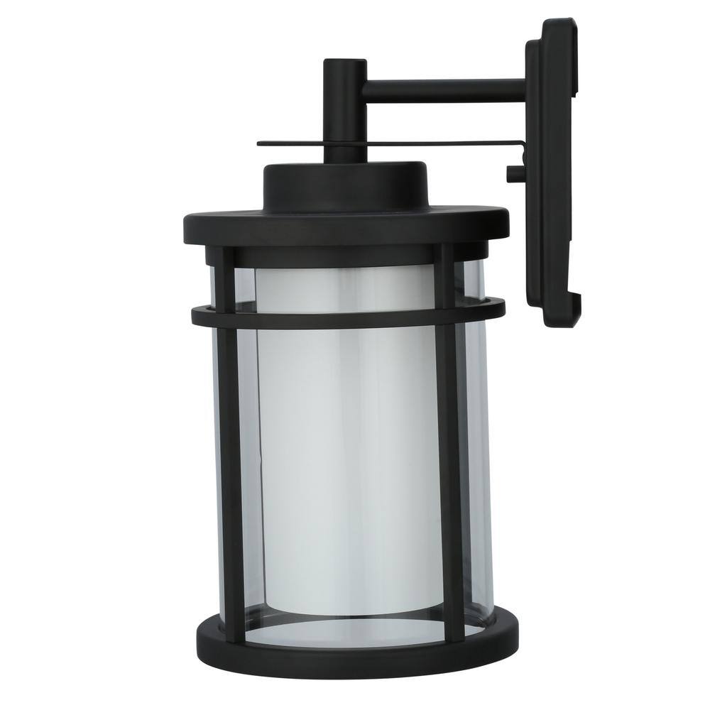 Home Decorators Collection Black Outdoor LED Wall Lantern Sconce DW7178BK