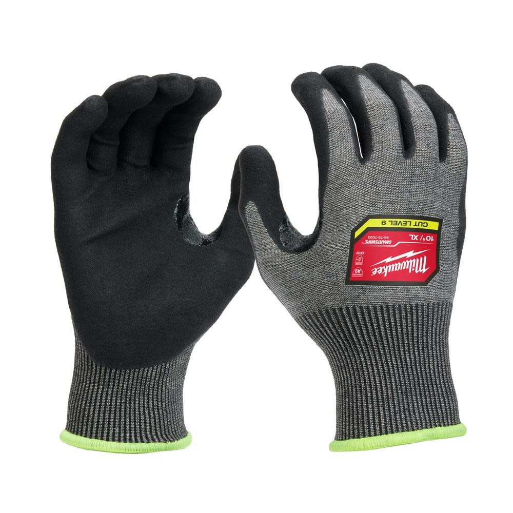 Milwaukee 12 Pair Cut Level 9 High Dexterity Nitrile Dipped Gloves XL