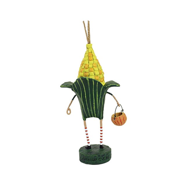 Lori Mitchell Corny Guy One Figurine 7 0 Inches Halloween Vegetable 22813 Polyresin Yellow