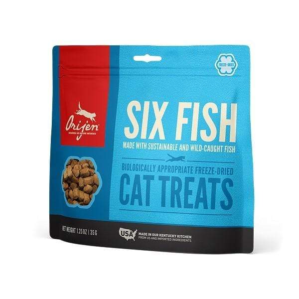 ORIJEN Grain Free Six Fish Freeze Dried Cat Treats