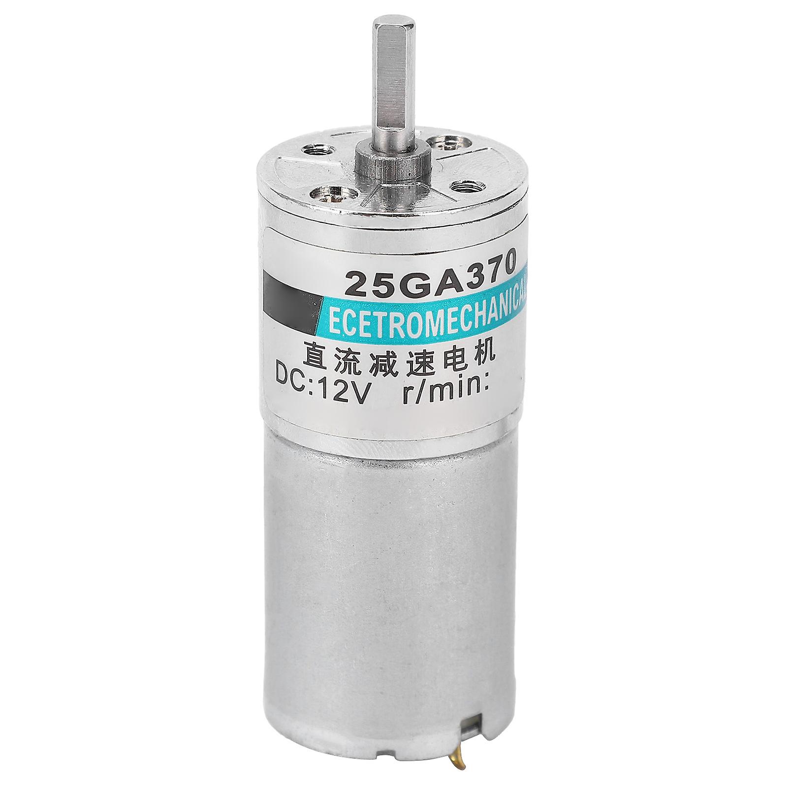 Dc Gear Motor Micro Low Speed Cw Ccw Permanent Magnet Bracket Sport Control 12v Xd25ga370(20rpm/min )