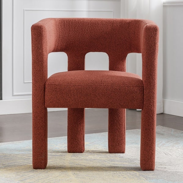 Contemporary Designed Fabric Upholstered Accent Chair Dining Chair