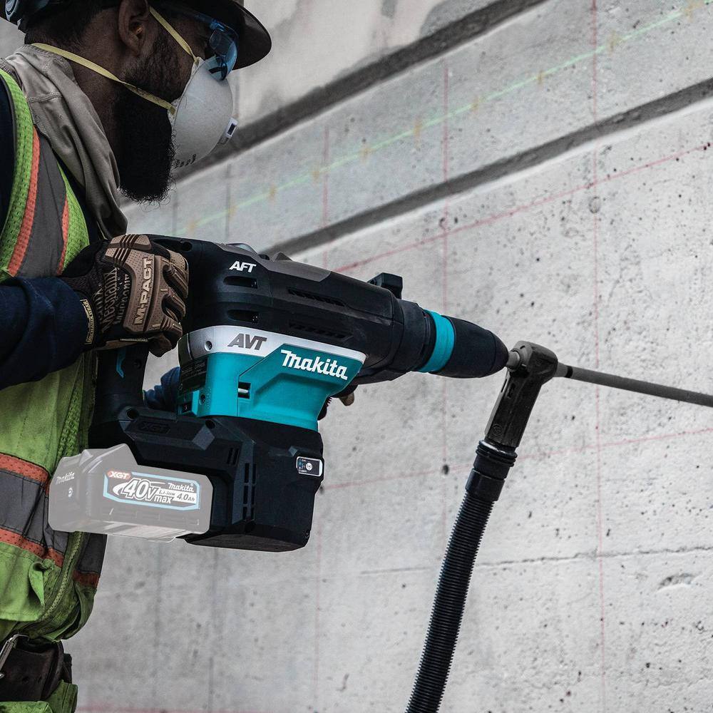 Makita 40V Max XGT Brushless Cordless 1-916 in. AVT Rotary Hammer AFT AWS Capable (Tool Only) GRH05Z