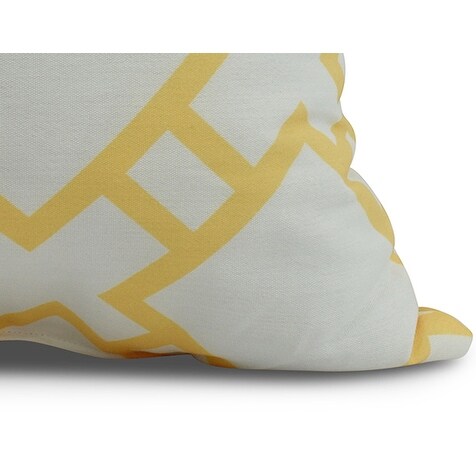 20 x 20 Inch Square in St. Louis Geometric Print Outdoor Pillow