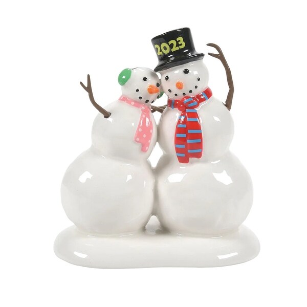 Department 56 Village Accessories Lucky The Snowman 2023 New Year'S