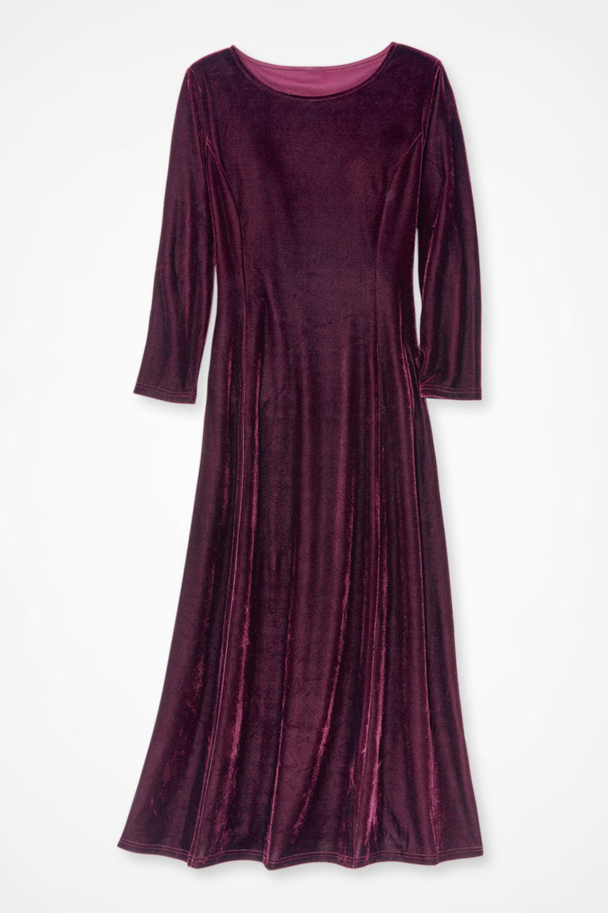Stretch Velvet Dress