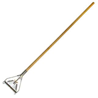 Genuine Joe Natural Quick Change Metal Mop Handle GJO80260