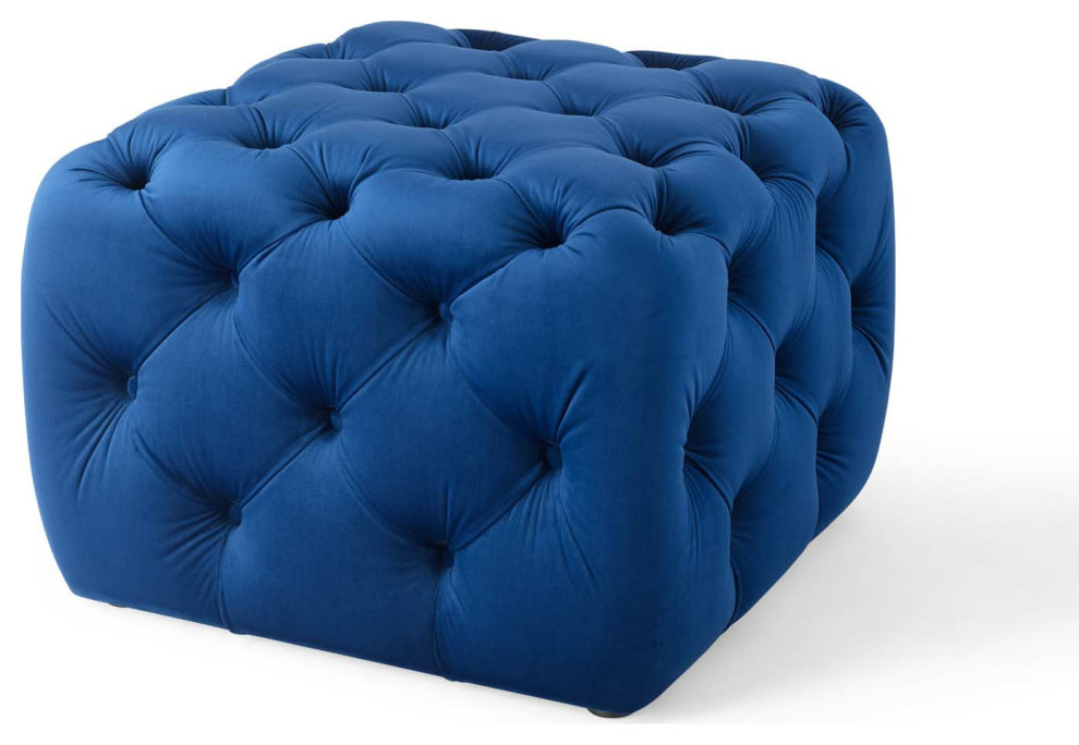 Nevaeh Ottoman   Contemporary   Footstools And Ottomans   by HedgeApple  Houzz