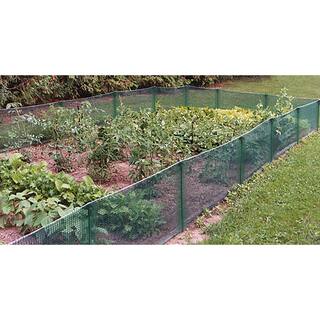 24 in. Plastic Garden Fence with Pocket-Net Technology F100010