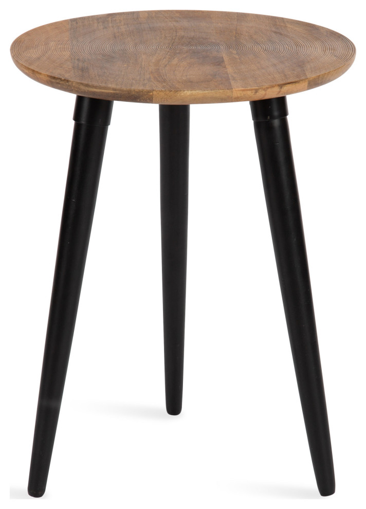 Rumsen Round Side Table   Midcentury   Side Tables And End Tables   by Uniek Inc.  Houzz