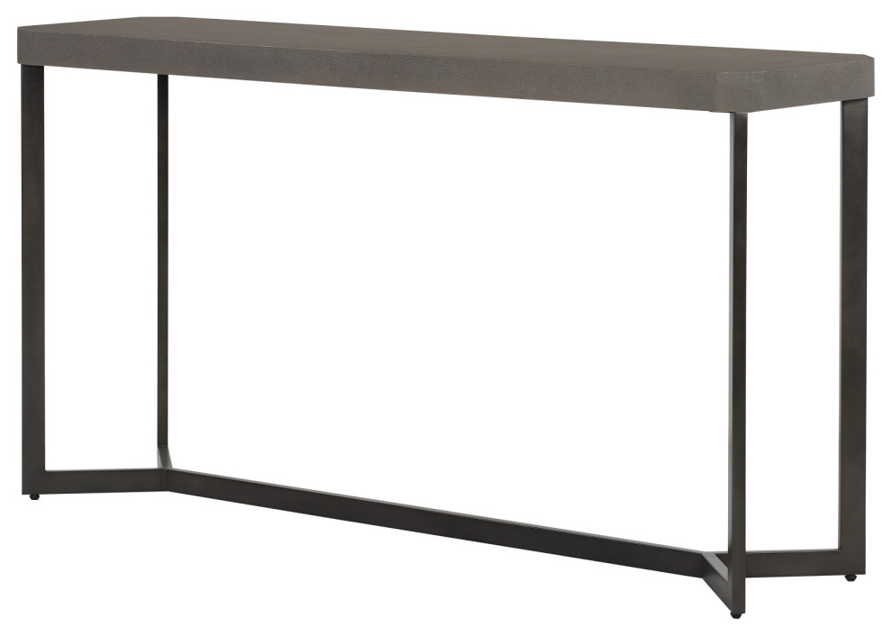 Melbourne Console Table  Faux Shagreen   Transitional   Console Tables   by Mandalay Home Furnishings  Inc.  Houzz