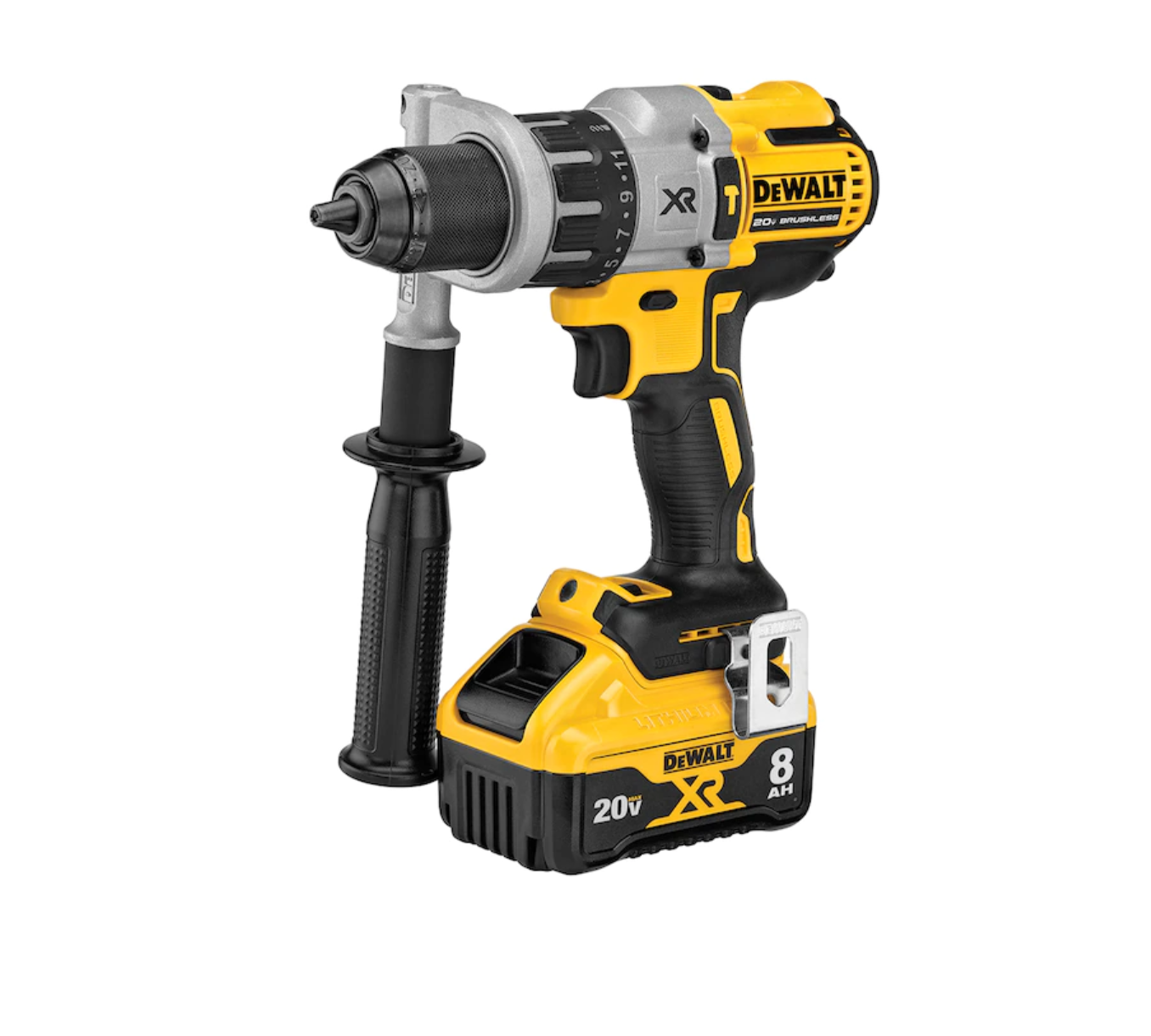 DEWALT DCD998W1 XR POWER DETECT 1/2-in 20-volt Max-Amp Variable Speed Brushless Cordless Hammer Drill (1-Battery Included)