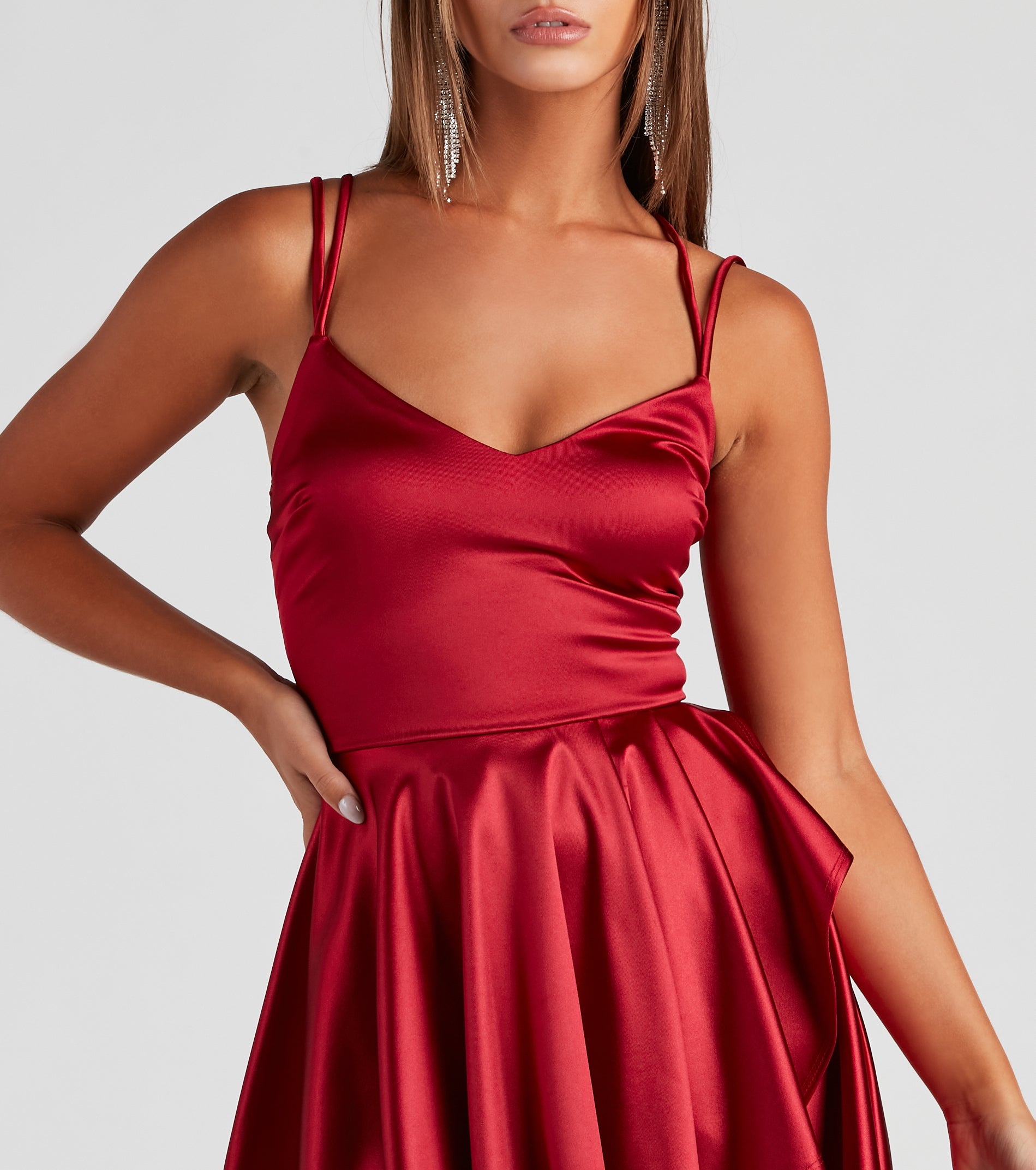 Dancing Diva Satin Skater Dress