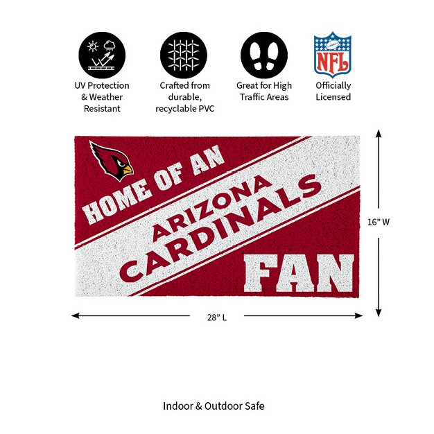 Evergreen Arizona Cardinals Pvc Mat Color