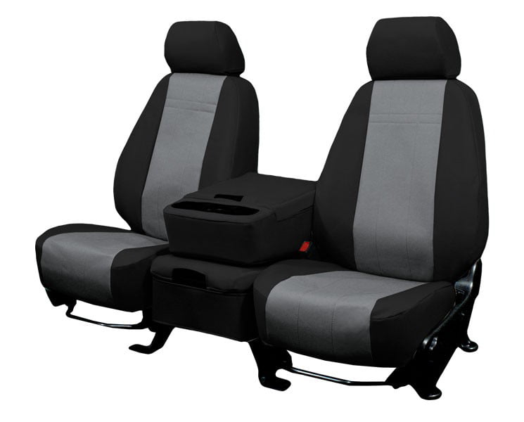 1995-2001 Dodge Ram 1500|Dodge Ram 2500|Dodge Ram 3500 Front Row 40/20/40 Split Bench Charcoal Insert with Black Trim DuraPlus Custom Seat Cover