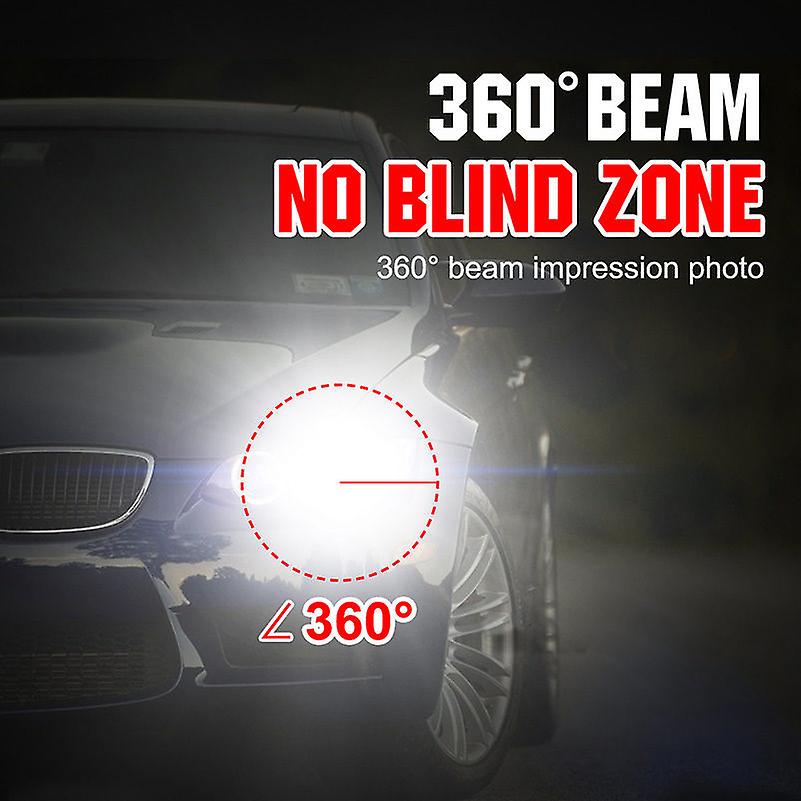 Born Pretty 2pcs 9007 6500k Hb5 Cob Dc 9-30v 200w Led Headlight Kit High Low Beam Light Bulbs 360 Degree Lighting