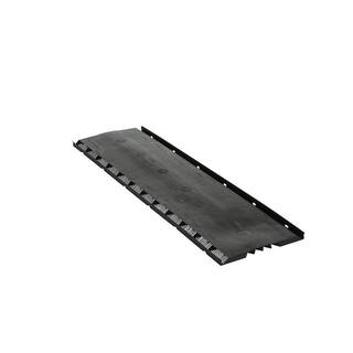 Air Vent VenturiVent 1.1 in. x 14.2 in. x 48 in. Ridge Vent in Black with Nails (Sold in Carton of 10-Pieces Only) VVPN