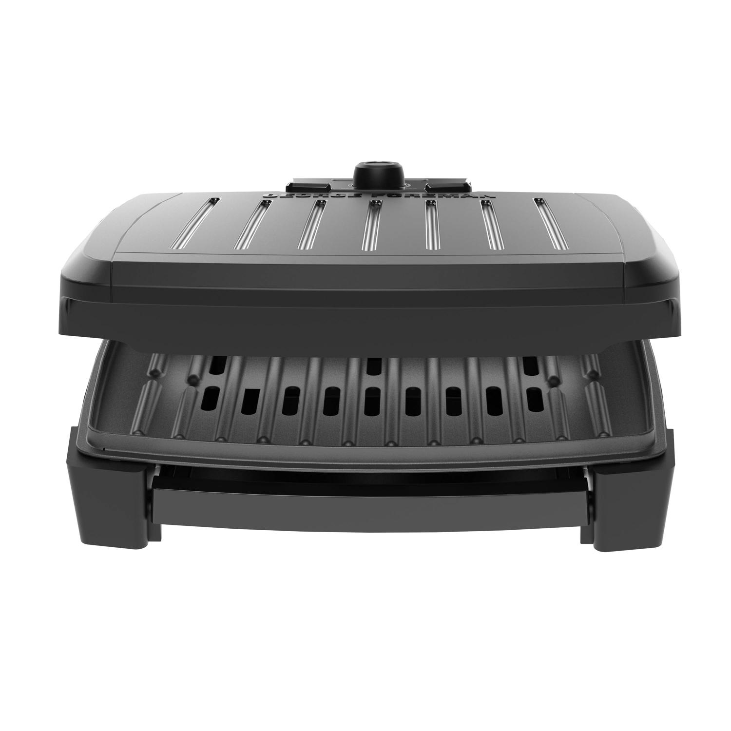 George Foreman Submersible Black Plastic Nonstick Surface Indoor Grill 75 in.